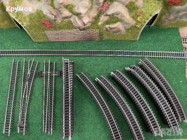 Релси прави извити R1 R2 R3 Пико HO 1:87 влак ЖП модел  буфер