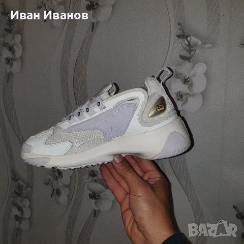 маратонки Nike Zoom 2K White Silver 2021 номер 37,5-38 , снимка 10 - Маратонки - 40854968