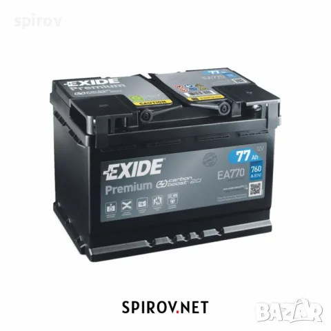 Акумулатор Exide Premium 12V 77Ah 760A EA770