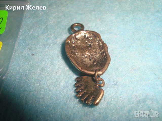 ЗЛАТИСТО БРОНЗОВО АНАНАСЧЕ с ИНКРУСТИРАНИ КРИСТАЛЧЕТА АРТ МЕДАЛЬОНЧЕ 20122, снимка 3 - Колиета, медальони, синджири - 35653828