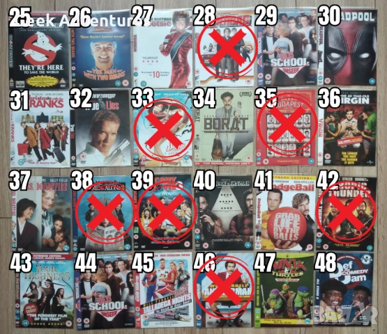 Комедия Филми DVD's - Оригинални Дискове на Английски Език - 4 лв/бр, снимка 3 - Комедии - 47015749