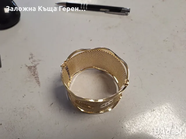 Златна гривна 25.32гр, снимка 4 - Гривни - 56067982