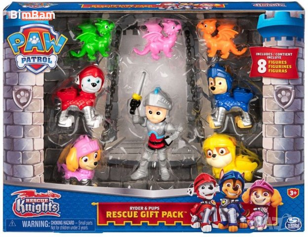 Оригинален подаръчен комплект Paw Patrol - Райдър и спасителният отряд / Ryder & Pups
