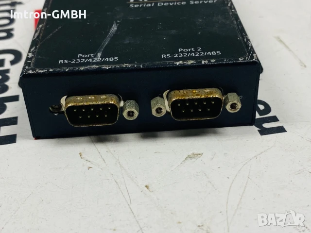 NPort 5250A 2 port RS-232/422/485 Сериен към Ethernet конвертор със защита от пренапрежение, снимка 2 - Друга електроника - 51025536