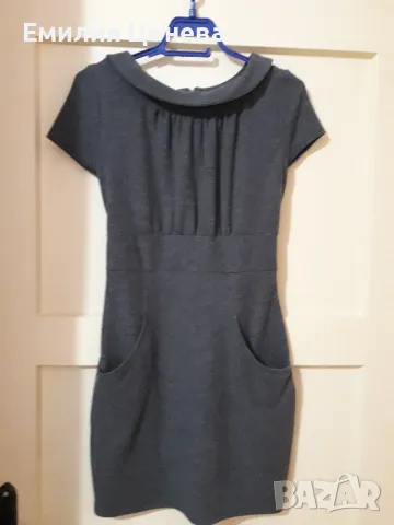 сива рокля-сукманче, снимка 4 - Рокли - 47672055