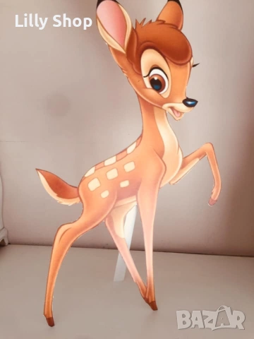 Покани, банер за рожден ден, украса Бамби / Bambie, снимка 15 - Покани - 53176946