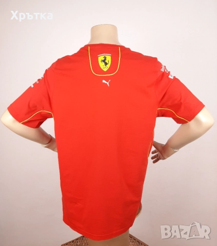 Puma Scuderia Ferrari F1 Team - Оригинална мъжка тениска размер XL, снимка 5 - Тениски - 52666110