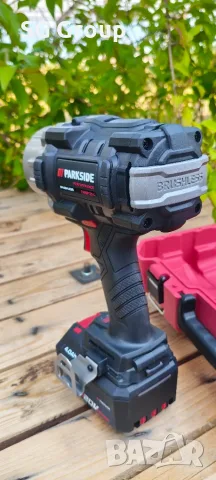 Чисто нов Акумулаторен Гайковерт Parkside Performance 20V  +батерия 4Ah и зарядно(с Куфар), снимка 8 - Винтоверти - 55895184