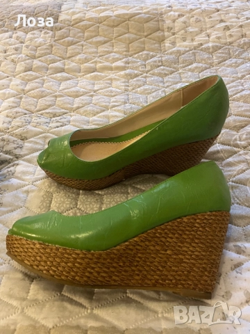 Обувки на платформа 36 номер, снимка 3 - Дамски ежедневни обувки - 52913252