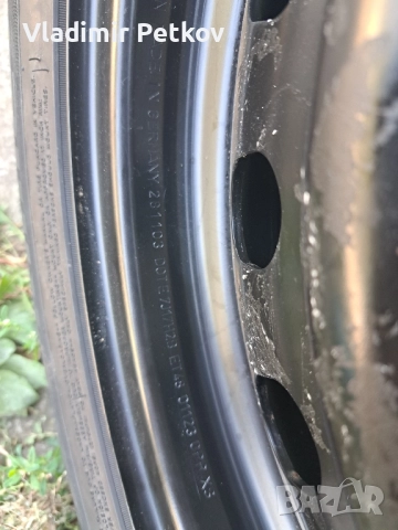 Продавам резервна гума за Пежо 407!Размер 215 55 17!Никакви следи от употреба., снимка 9 - Гуми и джанти - 51614400