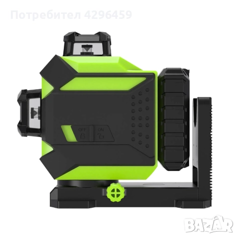 Лазерен нивелир Huepar 703CG, 30/60 м, 12 зелени линии, снимка 4 - Измервателни инструменти - 52203358