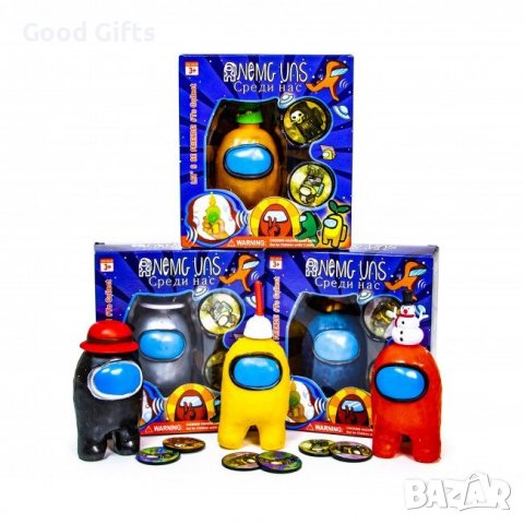 Силиконови Among Us антистрес играчка, снимка 3 - Други - 38284454