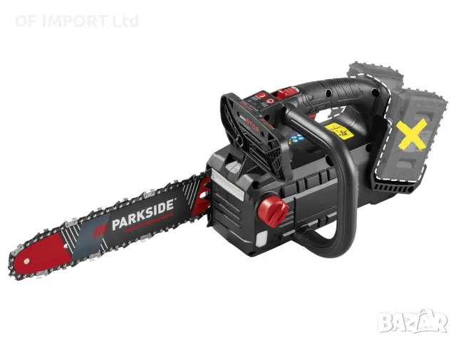 Акумулаторен Безчетков Верижен Трион Резачка PARKSIDE Performance PPAKS 40-Li B2