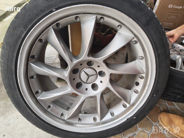 19ки джанти за мерцедес 5х112 спорт пакет, снимка 3 - Гуми и джанти - 53221928