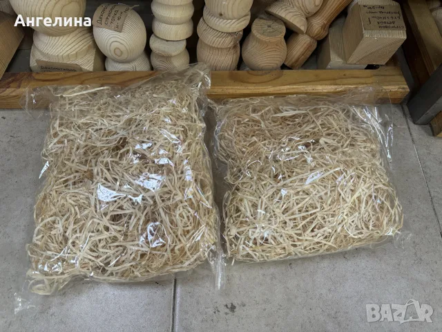 Дървесна вата за декорация 