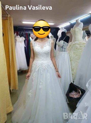 Страхотна булчинска рокля, снимка 3 - Сватбени рокли - 40292411