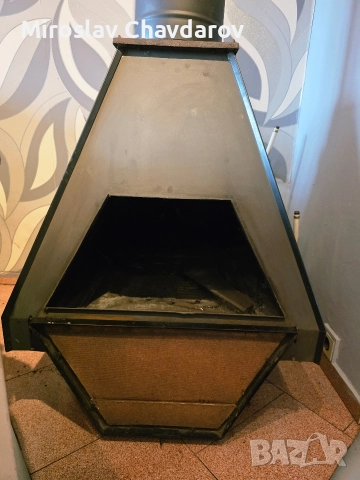 Камина с водна риза , снимка 2 - Отоплителни печки - 52566621