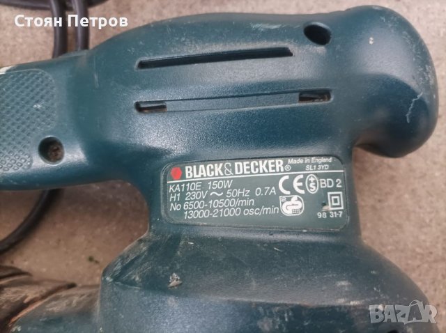 Шлайф Black&Decker, снимка 4 - Други инструменти - 38451170
