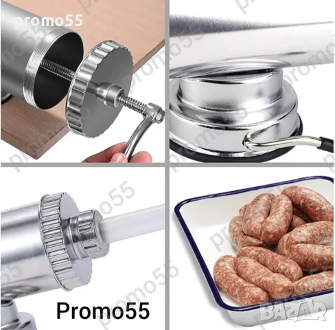 Машина за Пълнене на Колбаси, Пълначка за Суджук, Наденички 1.5кг., снимка 6 - Други - 47772288