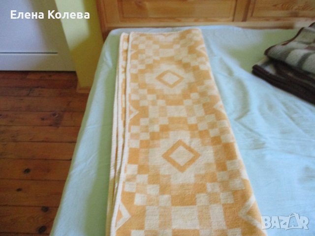 Жълто памучно одеяло, снимка 5 - Олекотени завивки и одеяла - 37392298