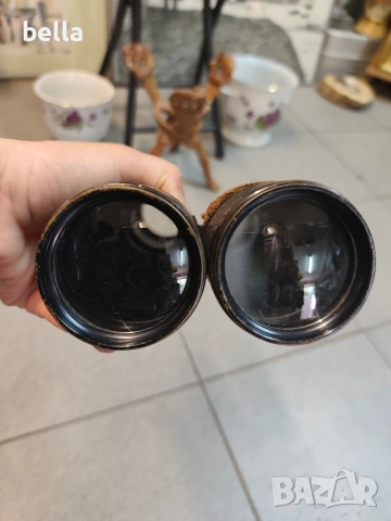 Рядък бинокъл (периода на Първата световна война)  Colmont Paris Jumelle Nationale, снимка 11 - Антикварни и старинни предмети - 54112419