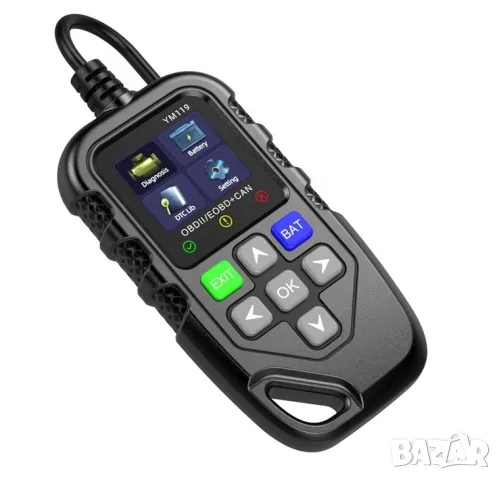 OBD2 АВТО ДИАГНОСТИКА ЗА АВТОМОБИЛ | СКЕНЕР ЗА ГРЕШКИ | CAN BUS | 1.8" ДИСПЛЕЙ