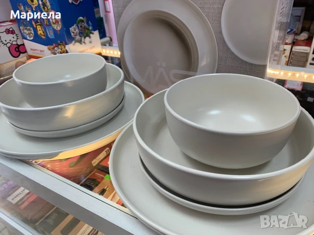 Комплект керамични съдове за хранене 8 части / За двама, снимка 8 - Сервизи - 50734691