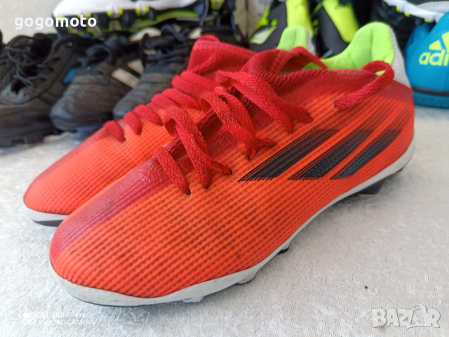 КАТО НОВИ детски бутонки adidas® X Speedflow.3 FG Junior , футболни обувки, калеври 32 - 33