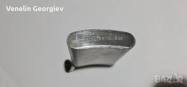 Малка джобна стоманена бутилка, за алкохол ,,Ballantine's" 4 oz/120мг., снимка 9 - Чаши - 47973906