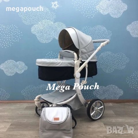 Луксозна Мултифункционална количка 3 в 1  L-Sun от Еко Кожа, снимка 8 - Детски колички - 42068906