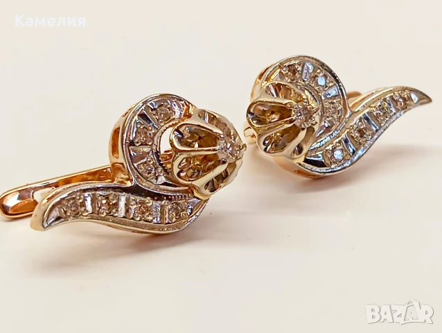 Руско злато , снимка 6 - Обеци - 50543464