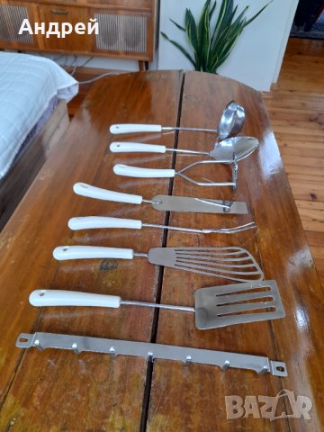 Стар комплект кухненски инструменти,прибори #6, снимка 2 - Антикварни и старинни предмети - 42157083