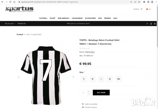 футболна тениска Botafogo Garrincha, снимка 9 - Футбол - 39854199