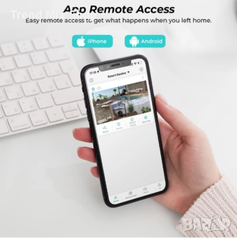 6 Mpx. Двойна вътрешна/външна WIFI камера , снимка 8 - Камери - 51547989