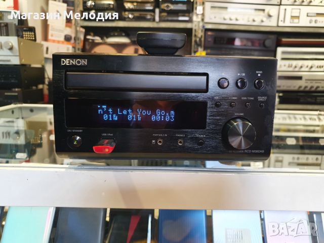 Ресийвър Denon RCD-M38DAB Има радио, диск, usb, aux - 2, RDS, MP3. Като ново. Оригинално дистанционн, снимка 7 - Ресийвъри, усилватели, смесителни пултове - 44552759