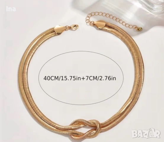 Колие неръждаема стомана, снимка 4 - Колиета, медальони, синджири - 53913217