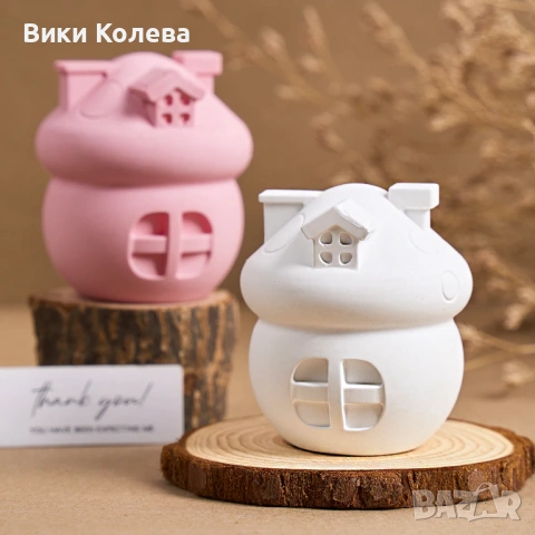 Силиконов Молд "Къщичка-Гъбка" , снимка 3 - Форми - 53089645