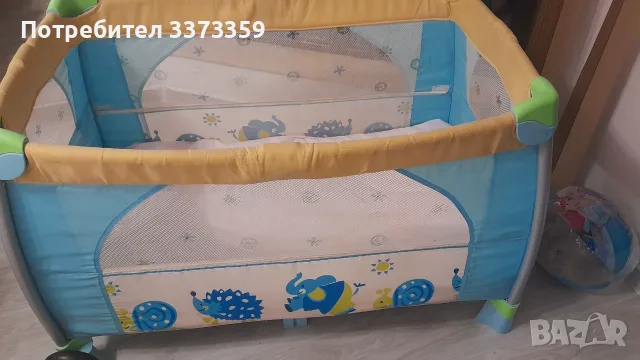 2броя Сгъваема бебешка кошара , снимка 2 - Кошарки - 56469539