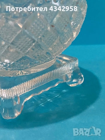 Fostoria Avon Open Salt Master.1960-те. Вазичка за сол., снимка 6 - Антикварни и старинни предмети - 52676816