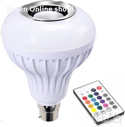 BLUETOOTH Музикална LED лампа / крушка Е27, снимка 7 - Аудиосистеми - 34926820