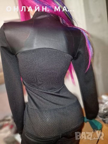 Гащеризон с кожа /м.л, снимка 5 - Корсети, бюстиета, топове - 39566256