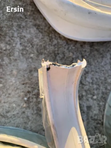 КАУЧИН ЗА КАРАВАНИ БЯЛ С БУТИЛ СИВ цена за метър 20.00 лева, снимка 2 - Къмпинг мебели - 48098235