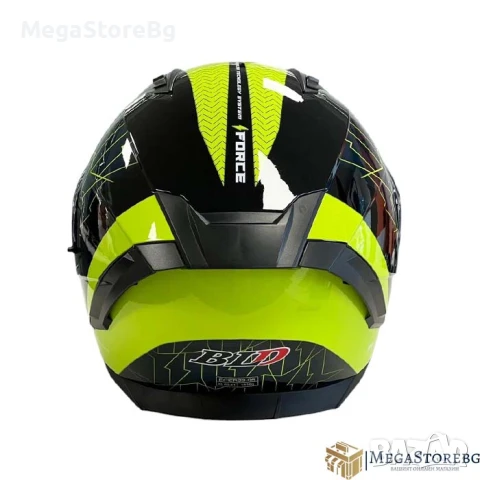 Каска с вградени слънчеви очила M69 - Размер S, M, L, XL - Черно/Зелено, снимка 5 - Аксесоари и консумативи - 50720431