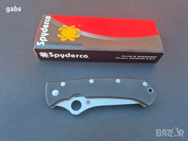 Сгъваем нож Spyderco LUM C46,G10Tanto, снимка 5 - Ножове - 52939516