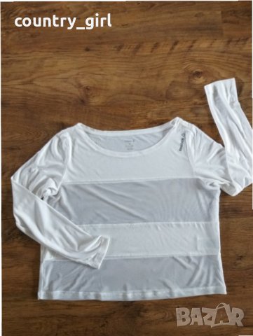 Reebok D COVERUP TEE - страхотна дамска блуза КАТО НОВА, снимка 7 - Спортни екипи - 30578854