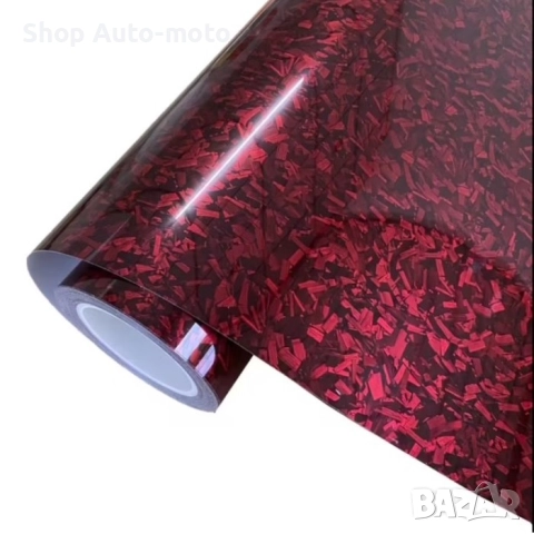 Фолио за облепяне на автомобил Automat– Тунинг визия и защита за вашата кола, 152см, Червен