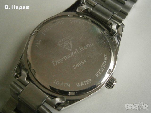 DAYMOND RENE, GMT, 10 atm. waterresistant, all steel, 44mm, снимка 7 - Мъжки - 39802852