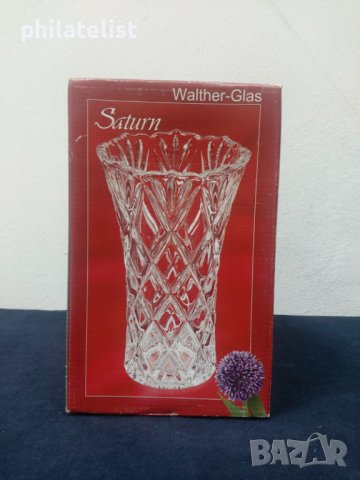 Walther Glas Saturn - Ваза !, снимка 2 - Вази - 40357575