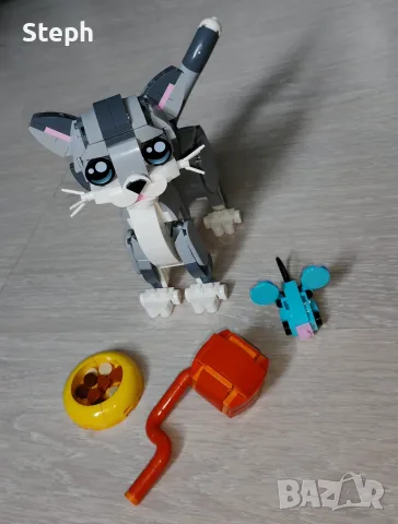 31163 - Lego Creator 3in1 Коте Куче Гълъб - безплатна доставка, снимка 4 - Конструктори - 55981747