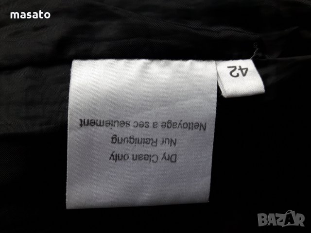 pluz by etage - черно палто с бродерия, снимка 5 - Палта, манта - 33889794